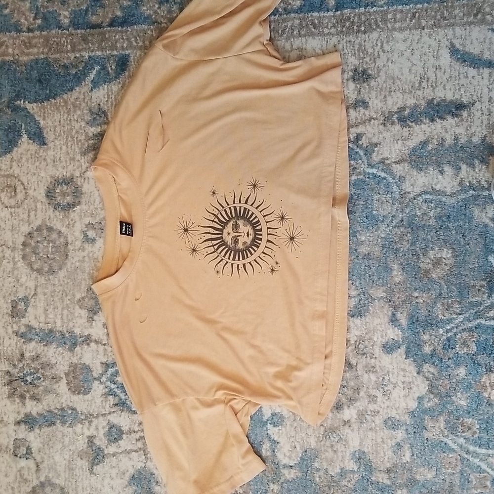 Brand new Shein sun and moon crop top
